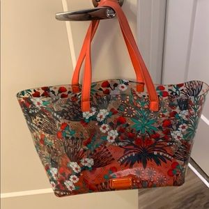 Clear Marc Jacobs Tote with Floral Design